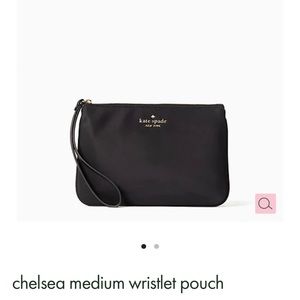 Kate Spade wristlet pouch - never used, brand new with box
